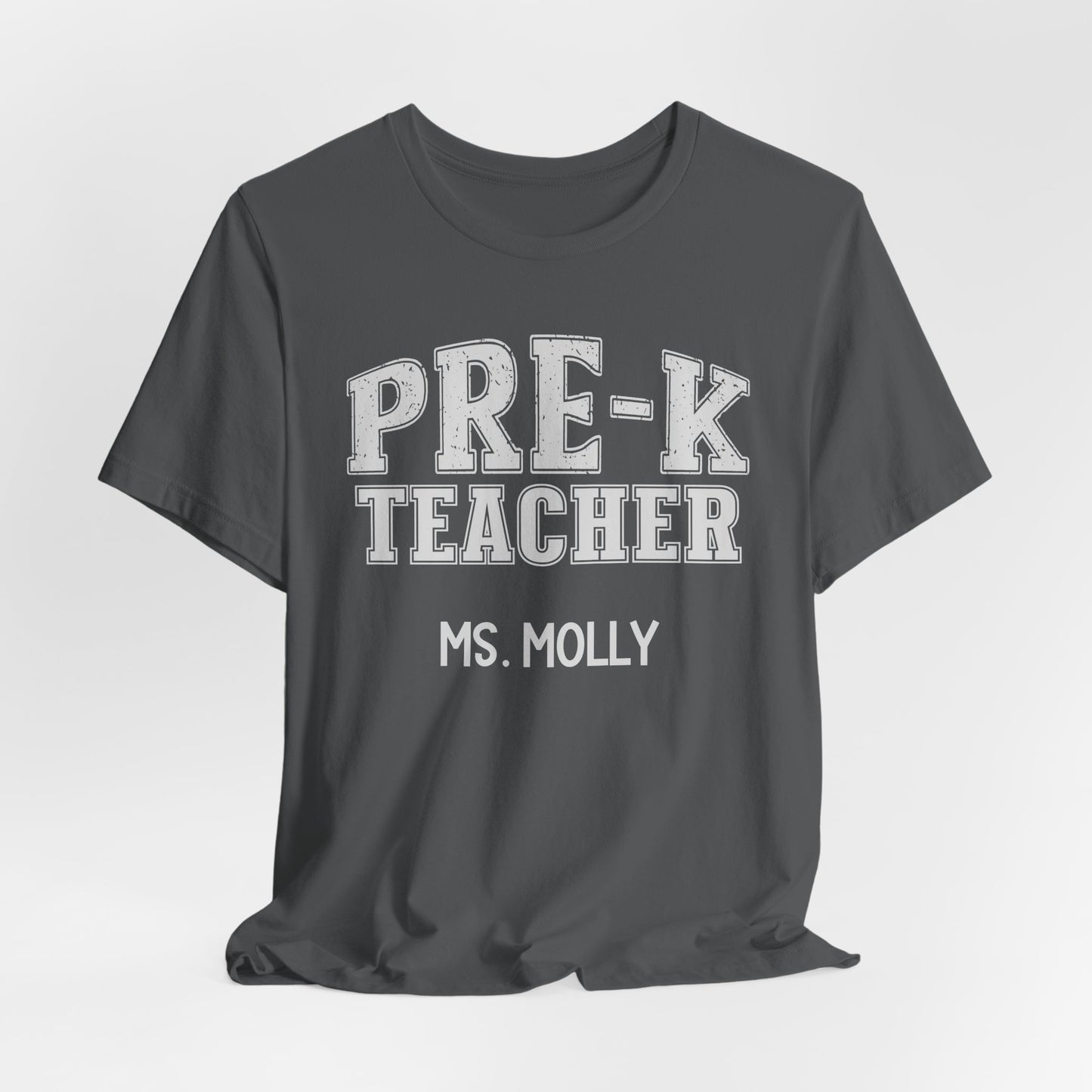 Custom Unisex Pre-K Teacher T-Shirt