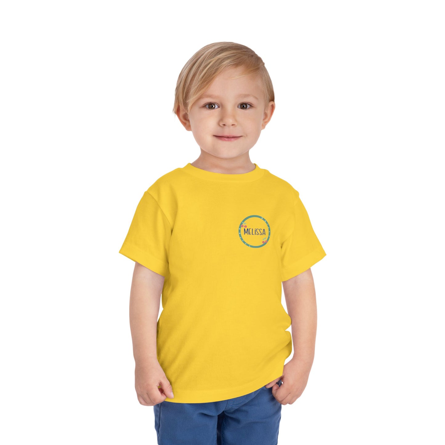 Custom Cherry Circle Toddler T-Shirt