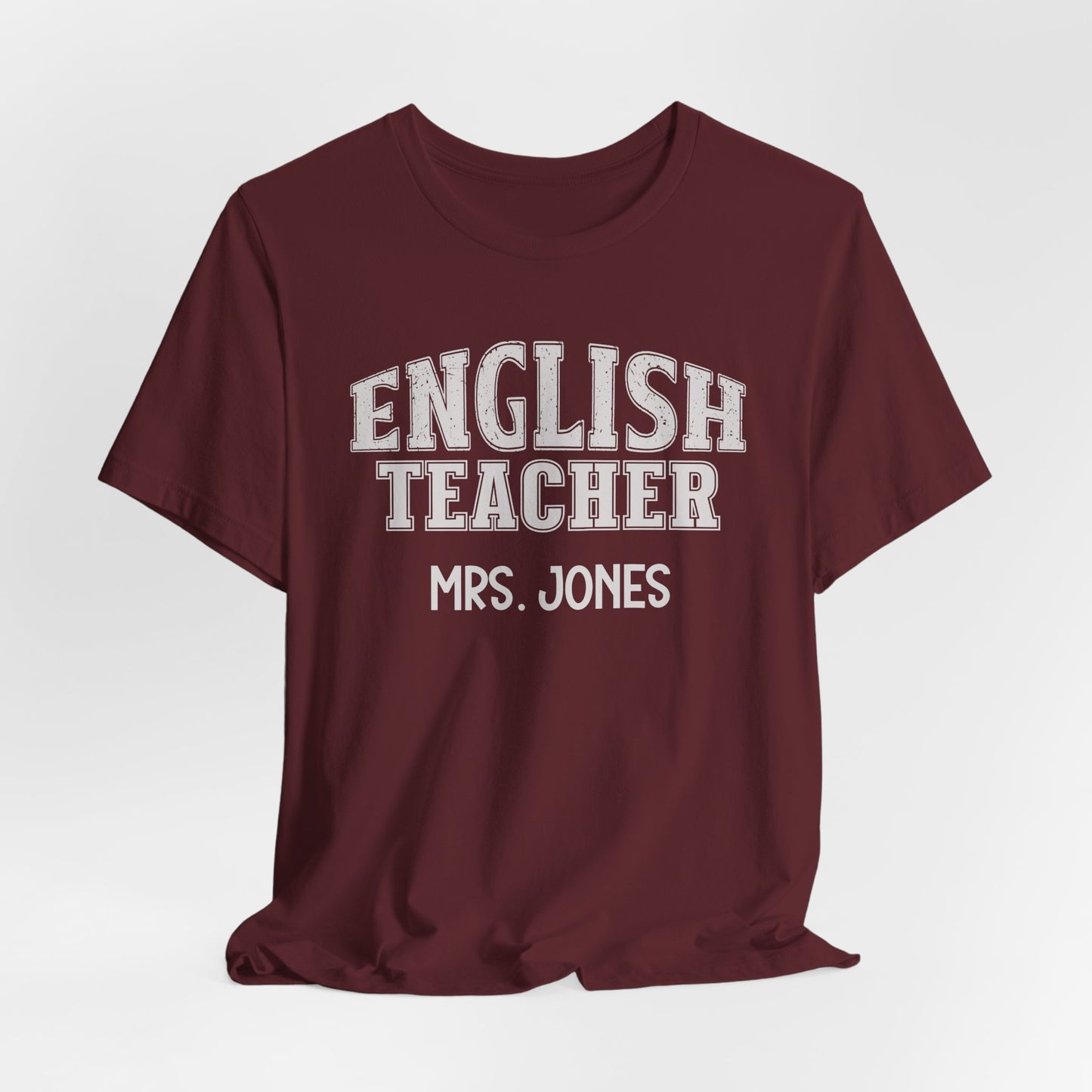 Custom Unisex English Teacher T-Shirt
