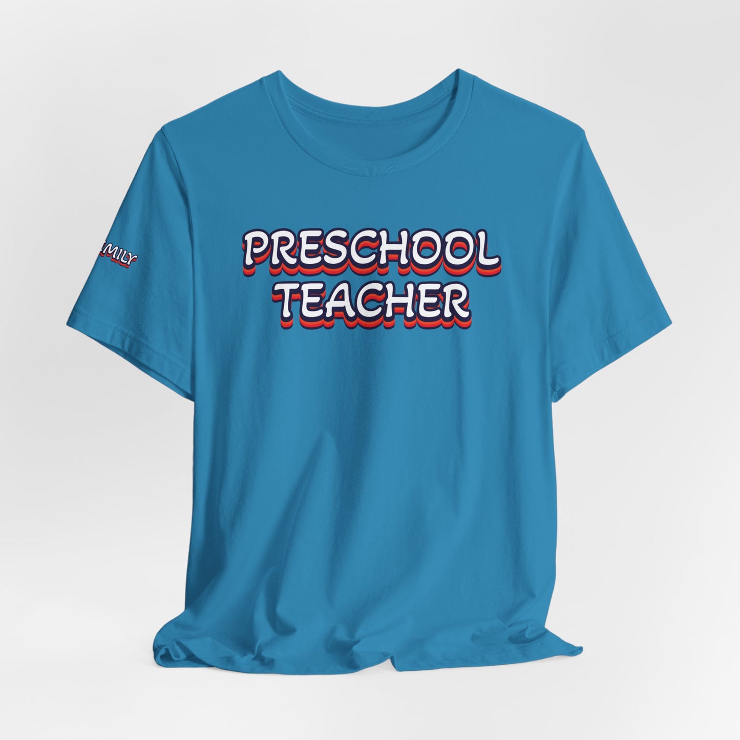 Custom Unisex Preschool Teacher T-Shirt