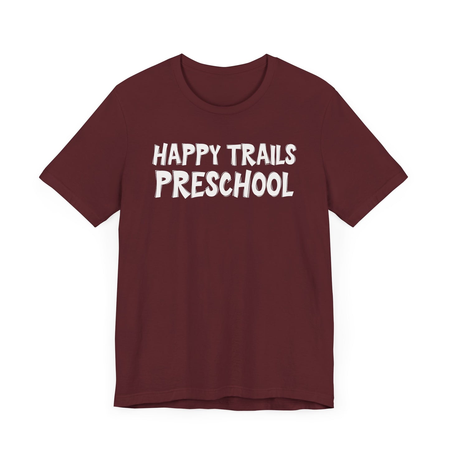 Custom Unisex School Name Outlined T-Shirt