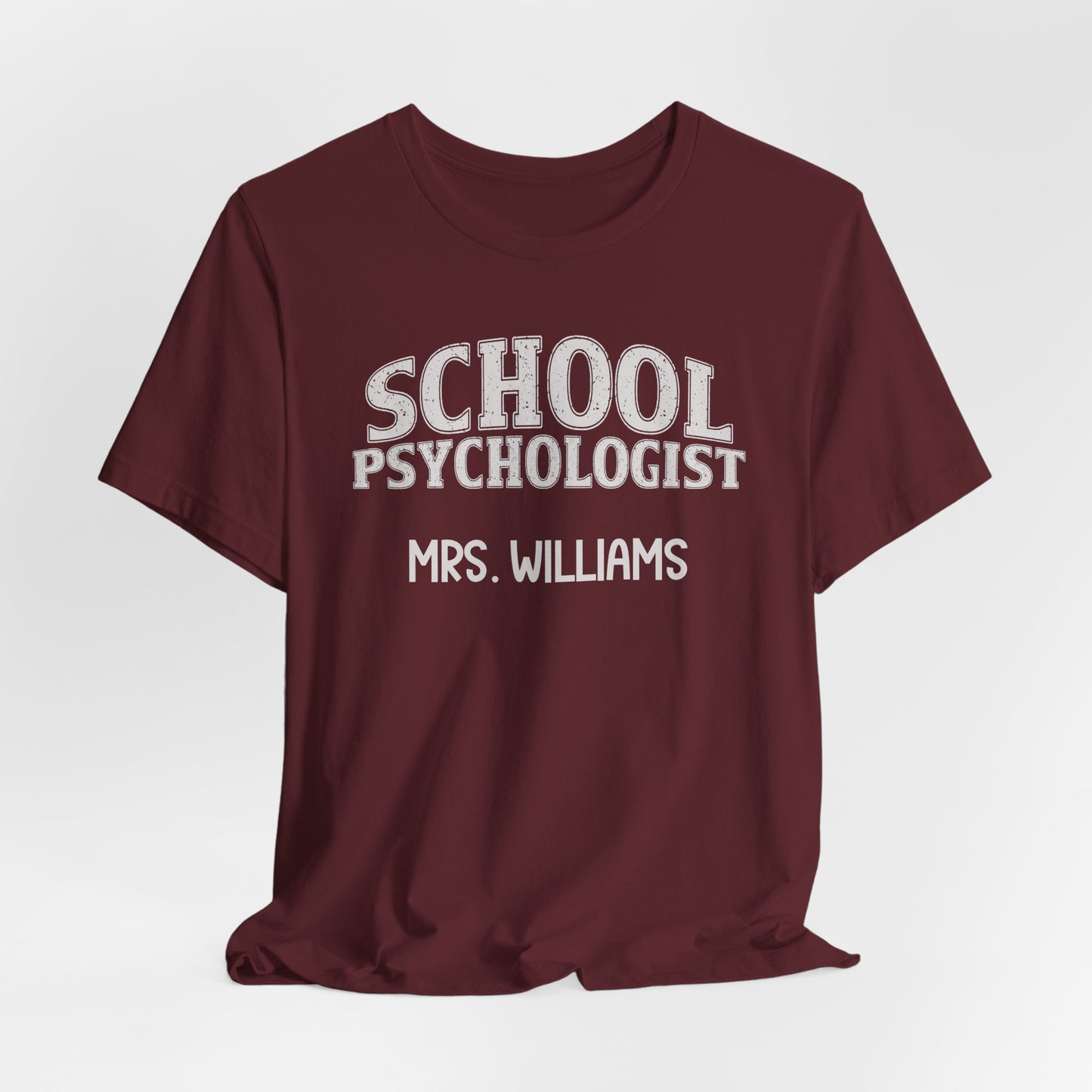 Custom Unisex School Psychologist T-Shirt