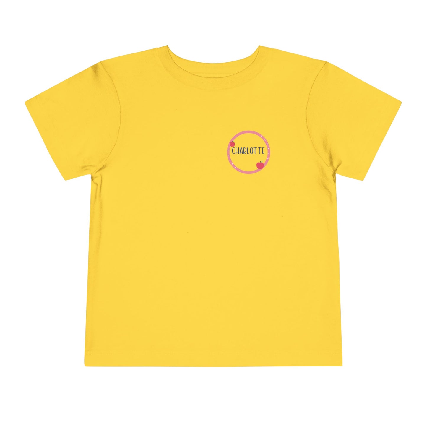 Custom Apple Circle Toddler T-Shirt