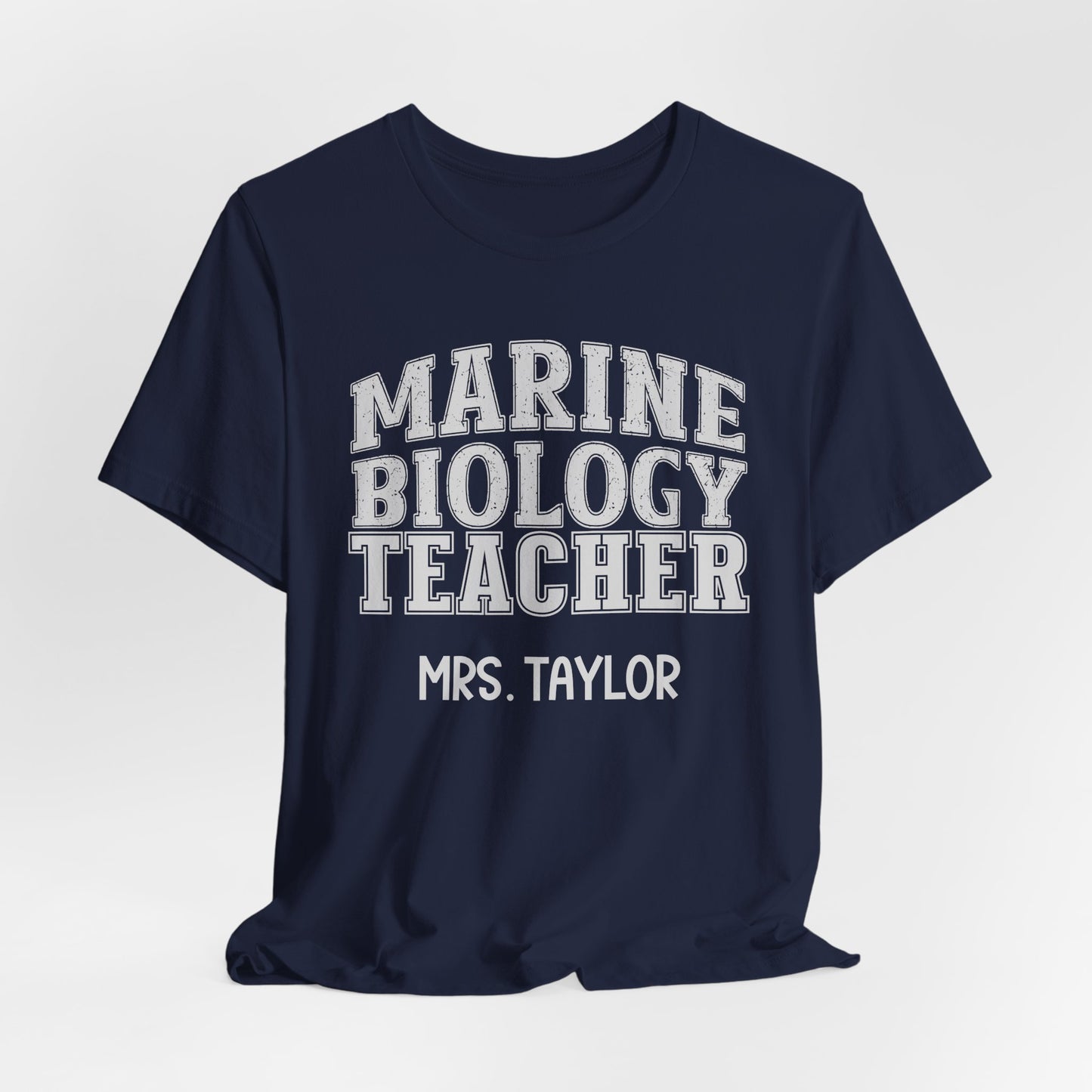 Custom Unisex Marine Biology Teacher T-Shirt