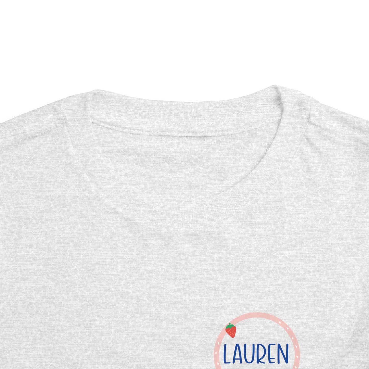 Custom Strawberry Circle Toddler T-Shirt