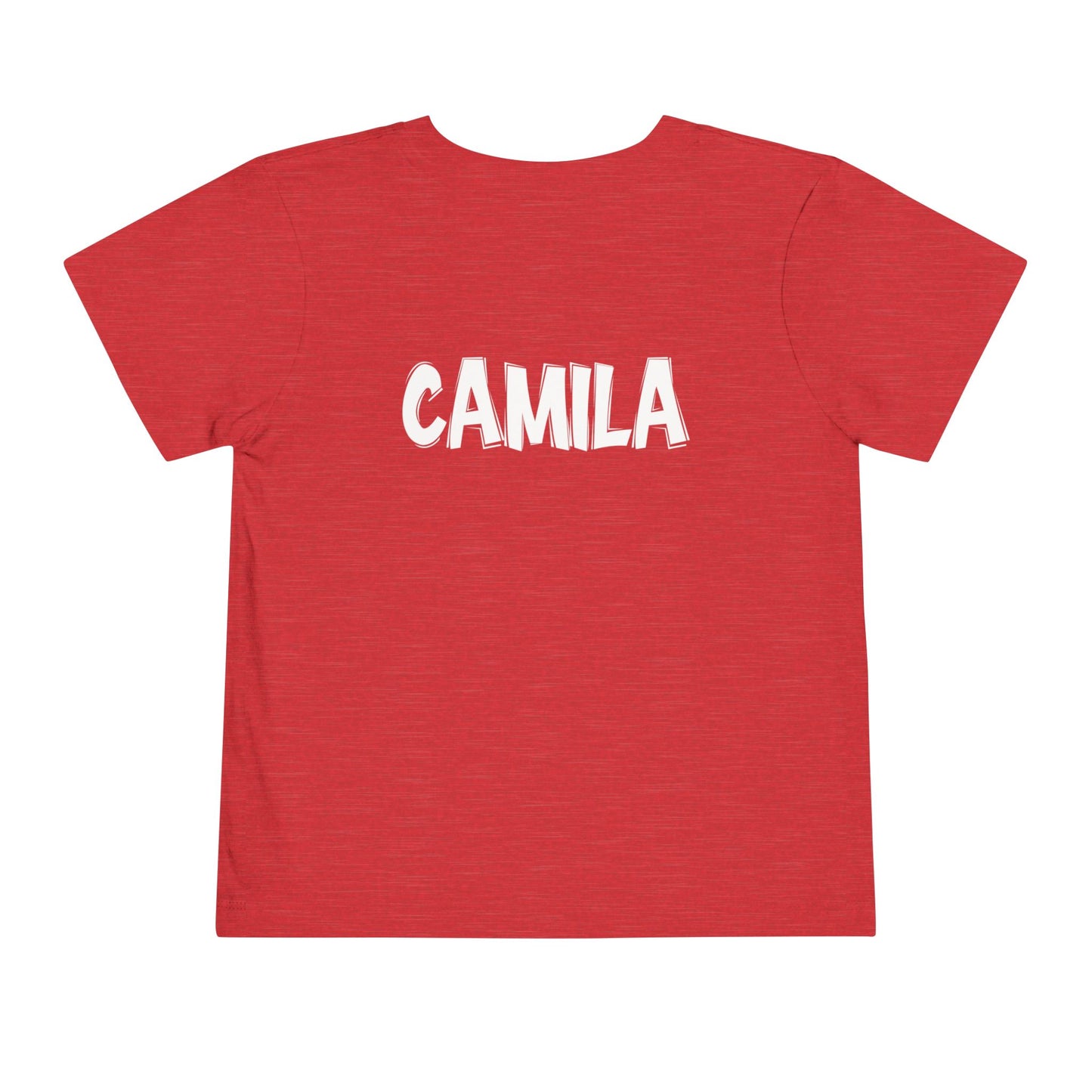 Custom School Name Toddler Outlined T-Shirt