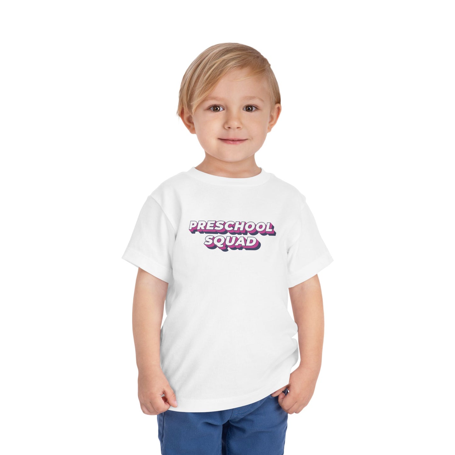 Custom Layered Preschool Squad Toddler T-Shirt