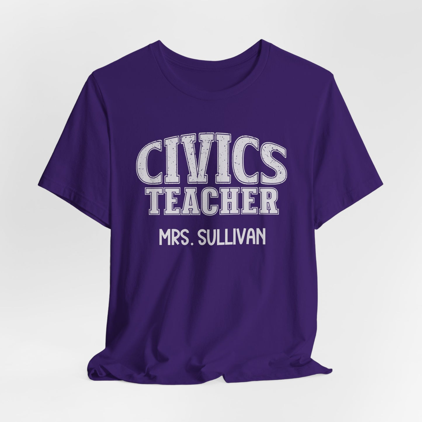 Custom Unisex Civics Teacher T-Shirt