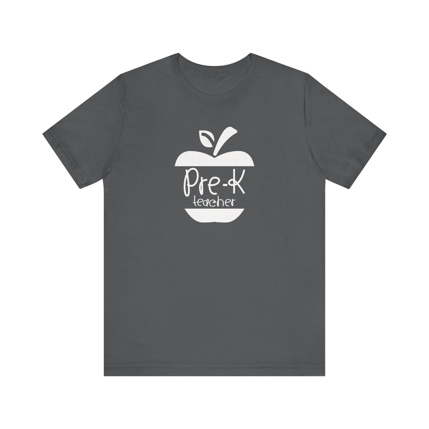 Custom Unisex Pre-K Teacher Apple Teacher T-Shirt