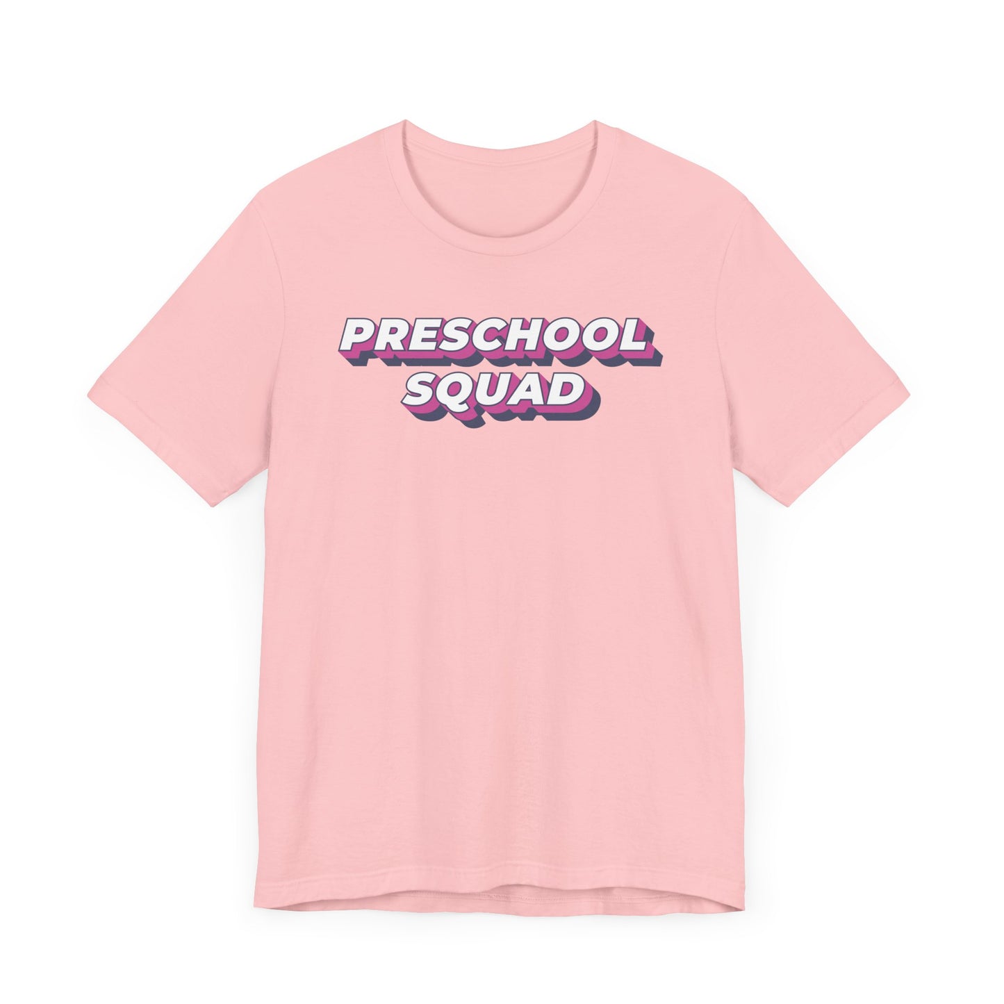 Custom Unisex Layered Preschool Squad T-Shirt