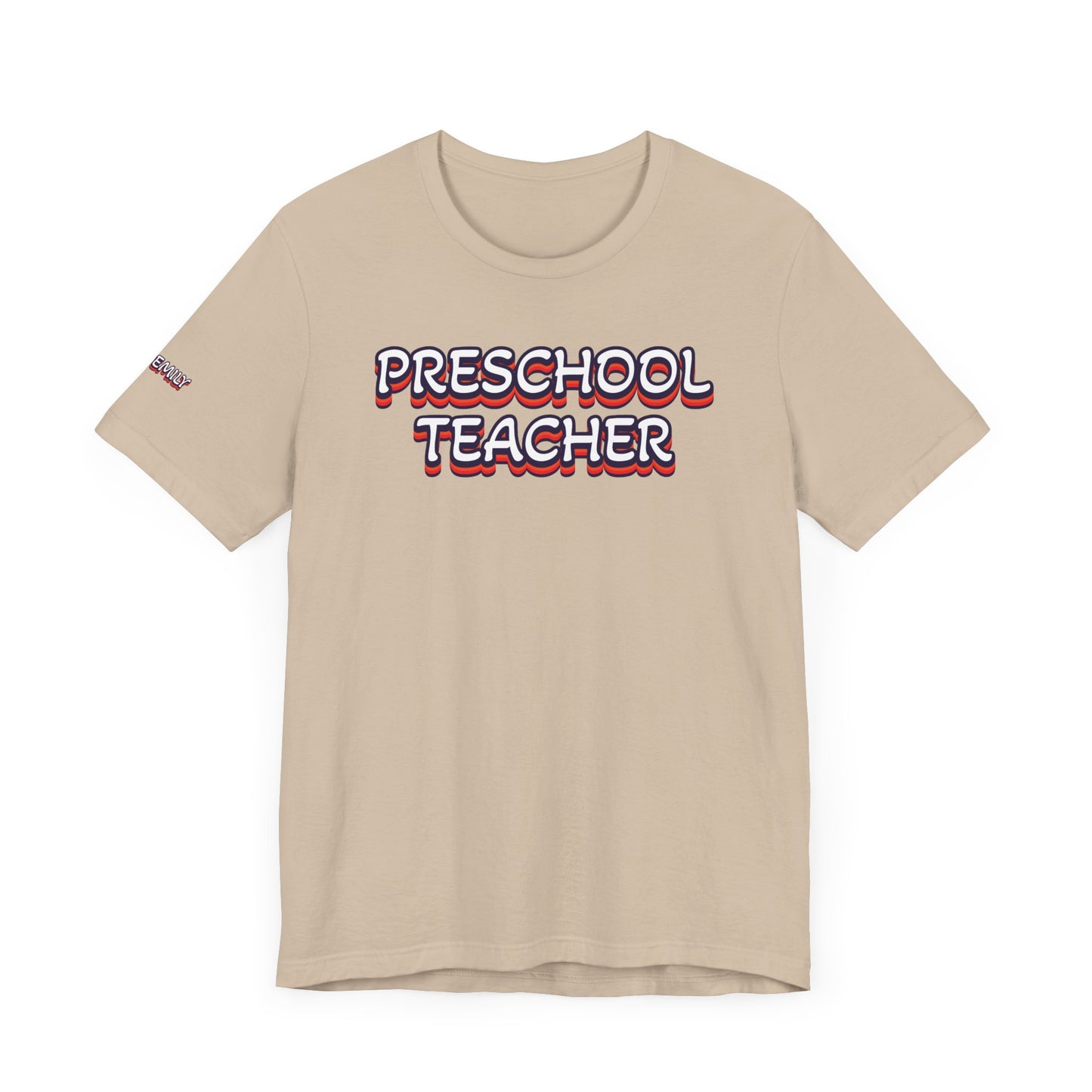 Custom Unisex Preschool Teacher T-Shirt