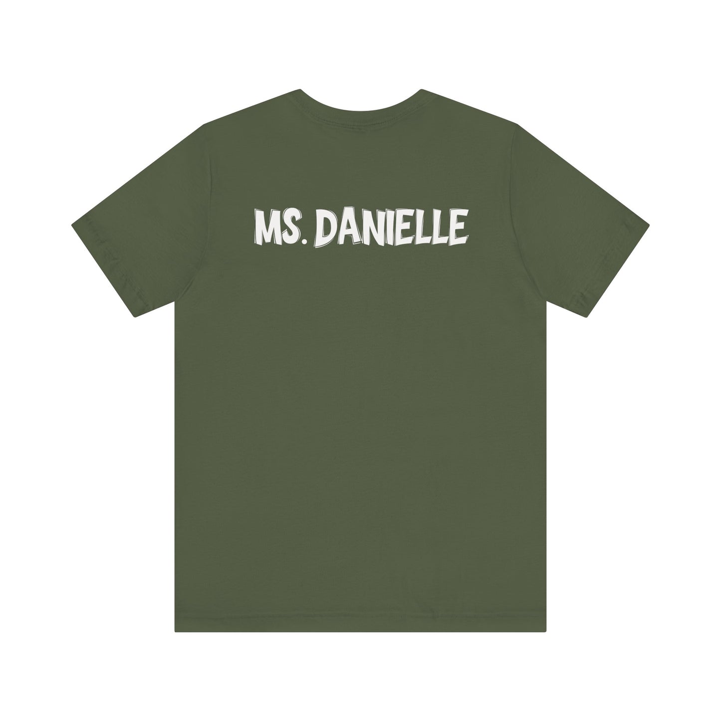 Custom Unisex School Name Outlined T-Shirt