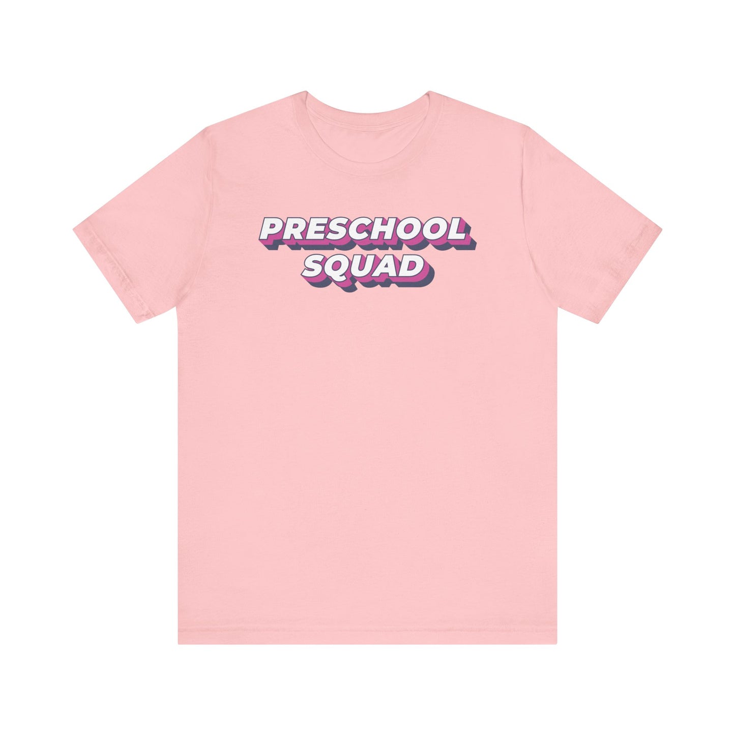Custom Unisex Layered Preschool Squad T-Shirt