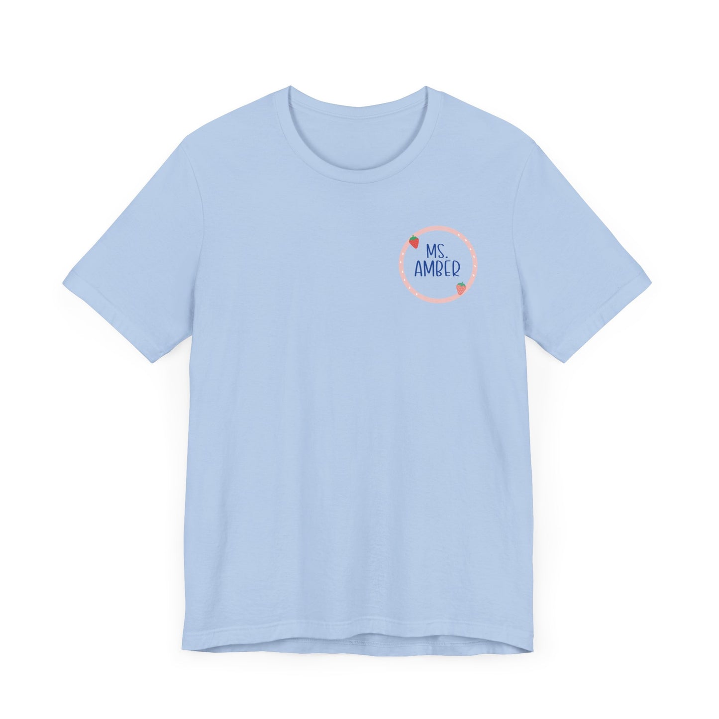 Custom Unisex Stawberry Circle T-Shirt