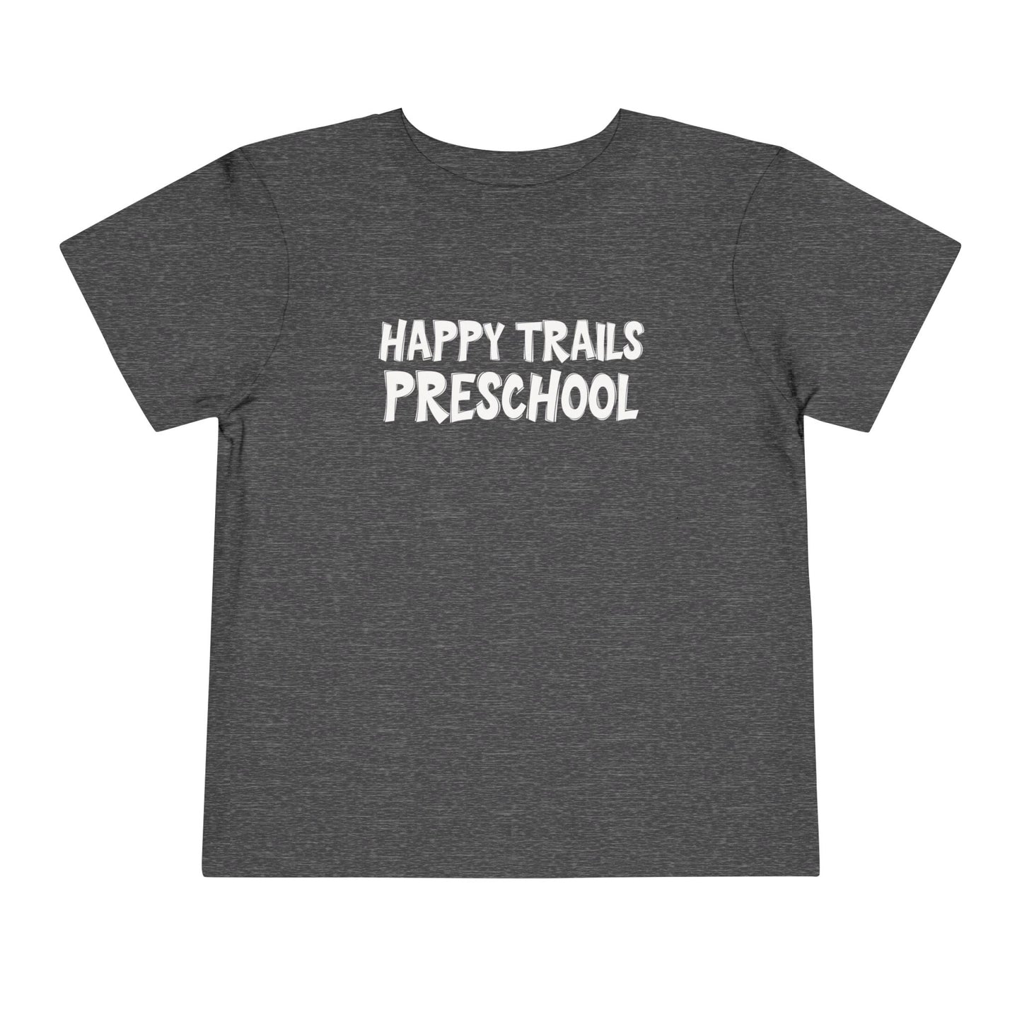 Custom School Name Toddler Outlined T-Shirt