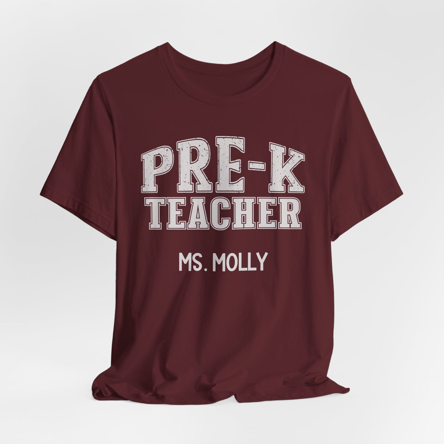 Custom Unisex Pre-K Teacher T-Shirt