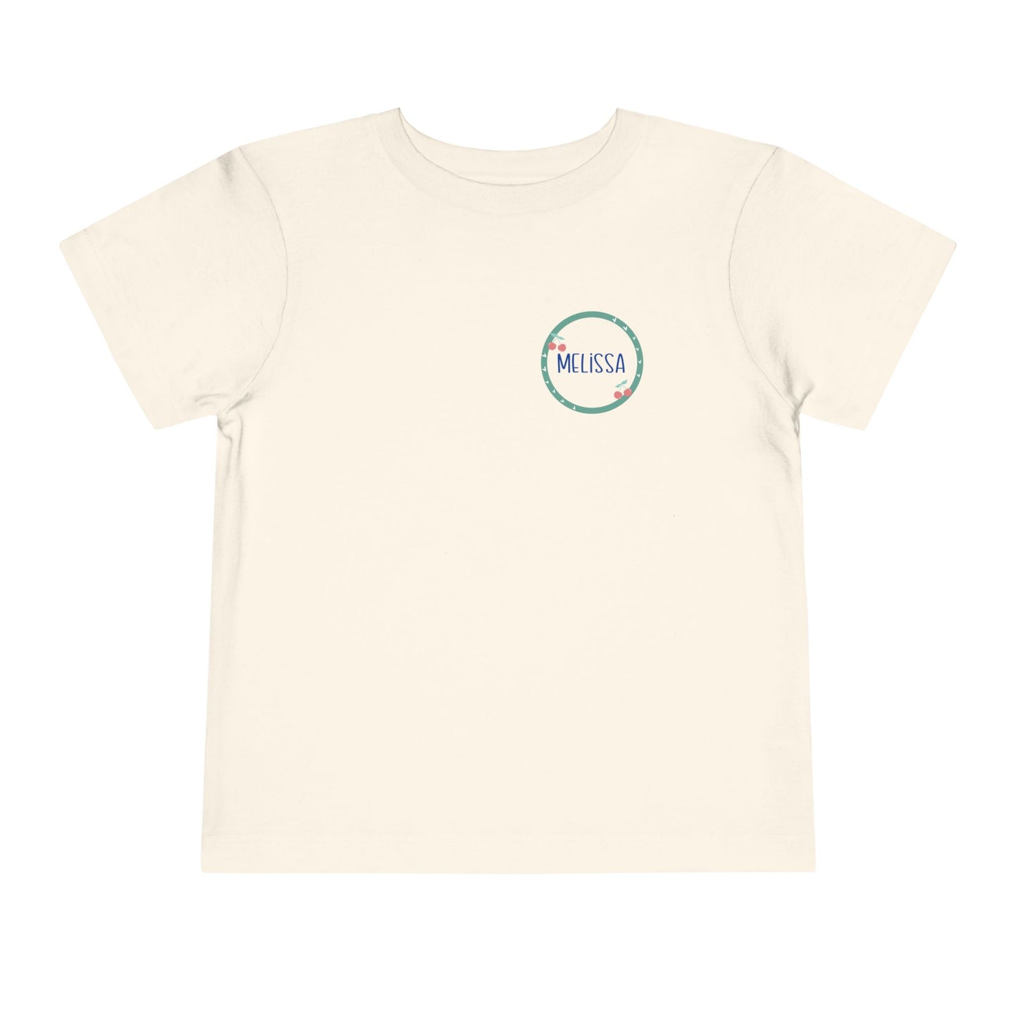 Custom Cherry Circle Toddler T-Shirt