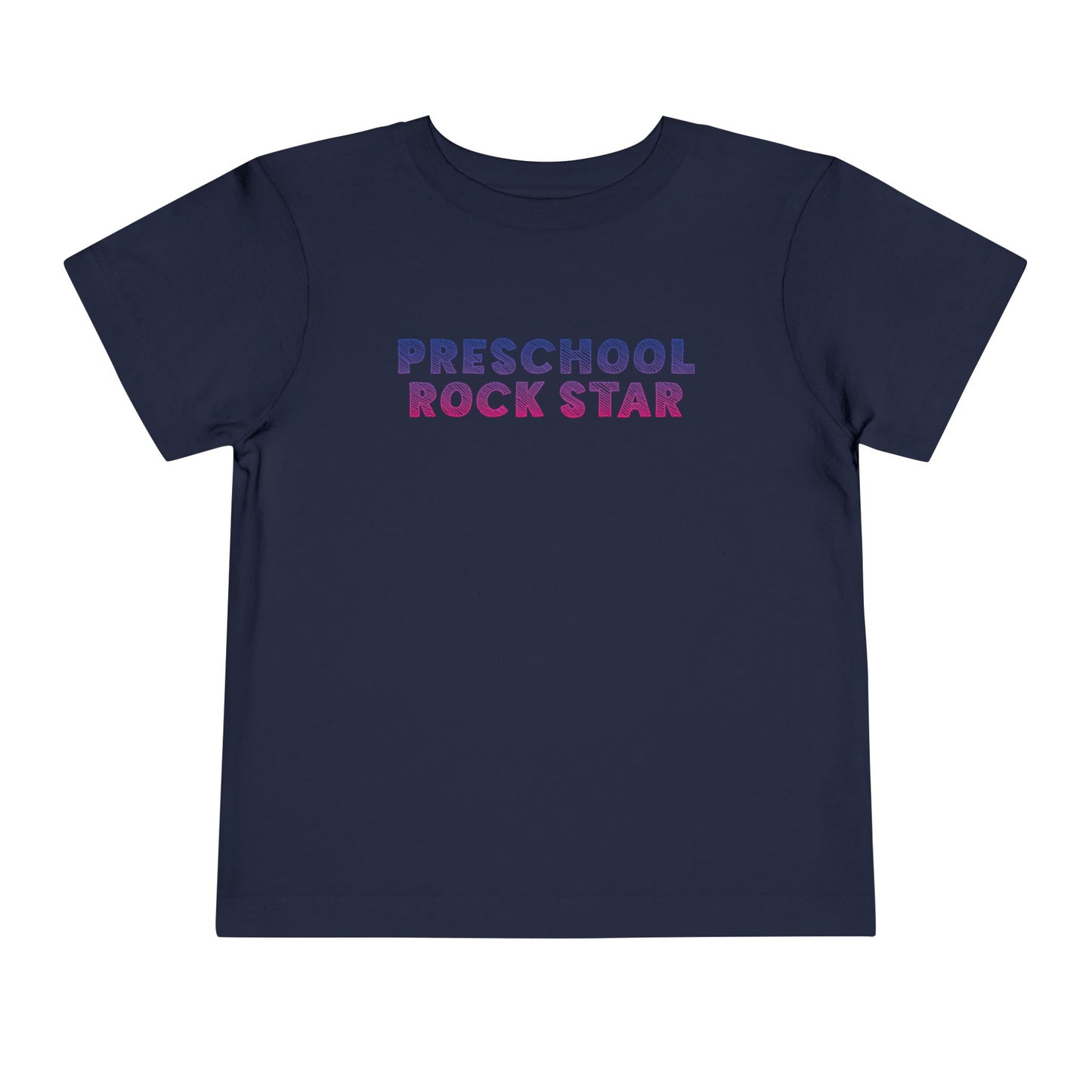 Custom Preschool Rockstar Toddler T-Shirt