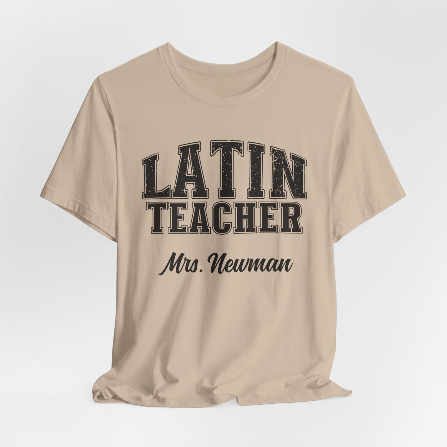 Custom Unisex Latin Teacher T-Shirt