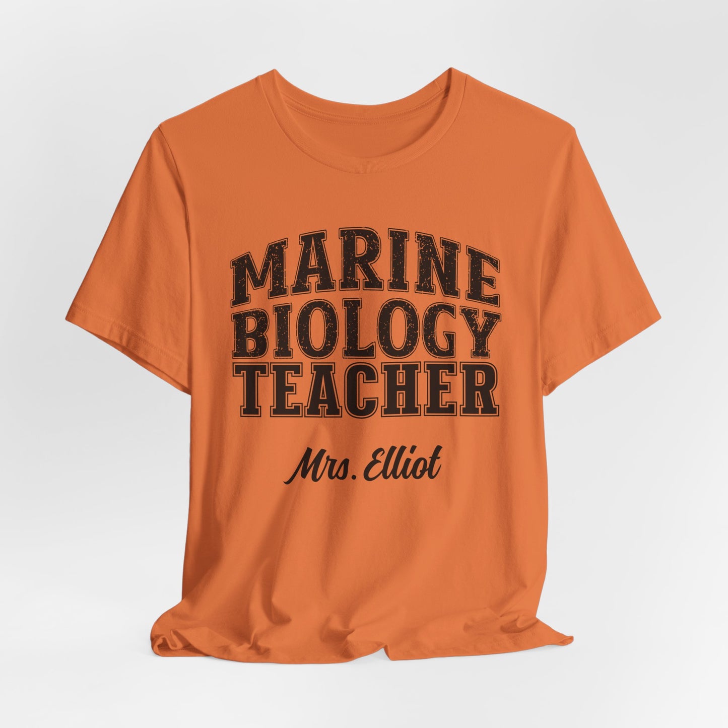 Custom Unisex Marine Biology Teacher T-Shirt