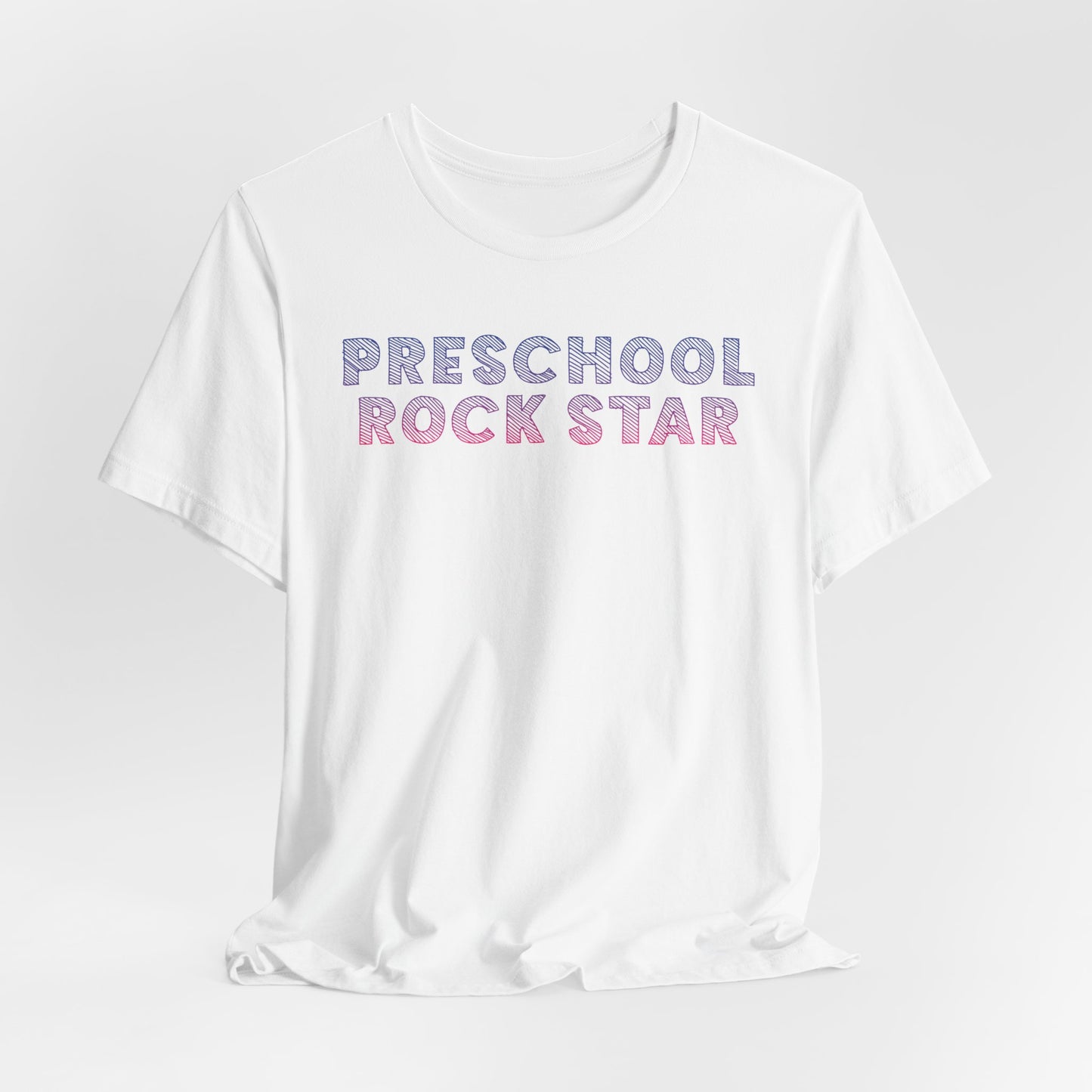 Custom Unisex Lined Preschool Rock Stars T-Shirt