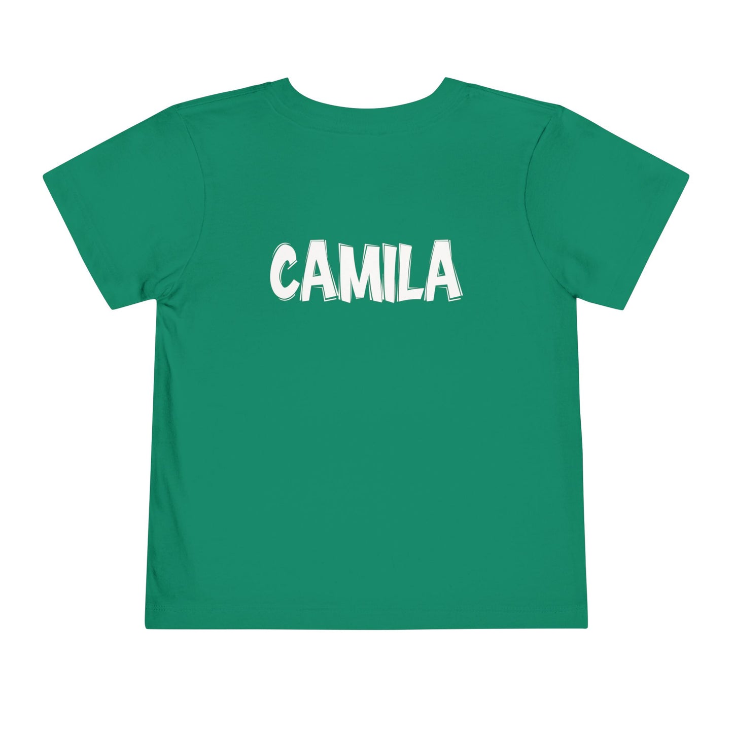 Custom School Name Toddler Outlined T-Shirt