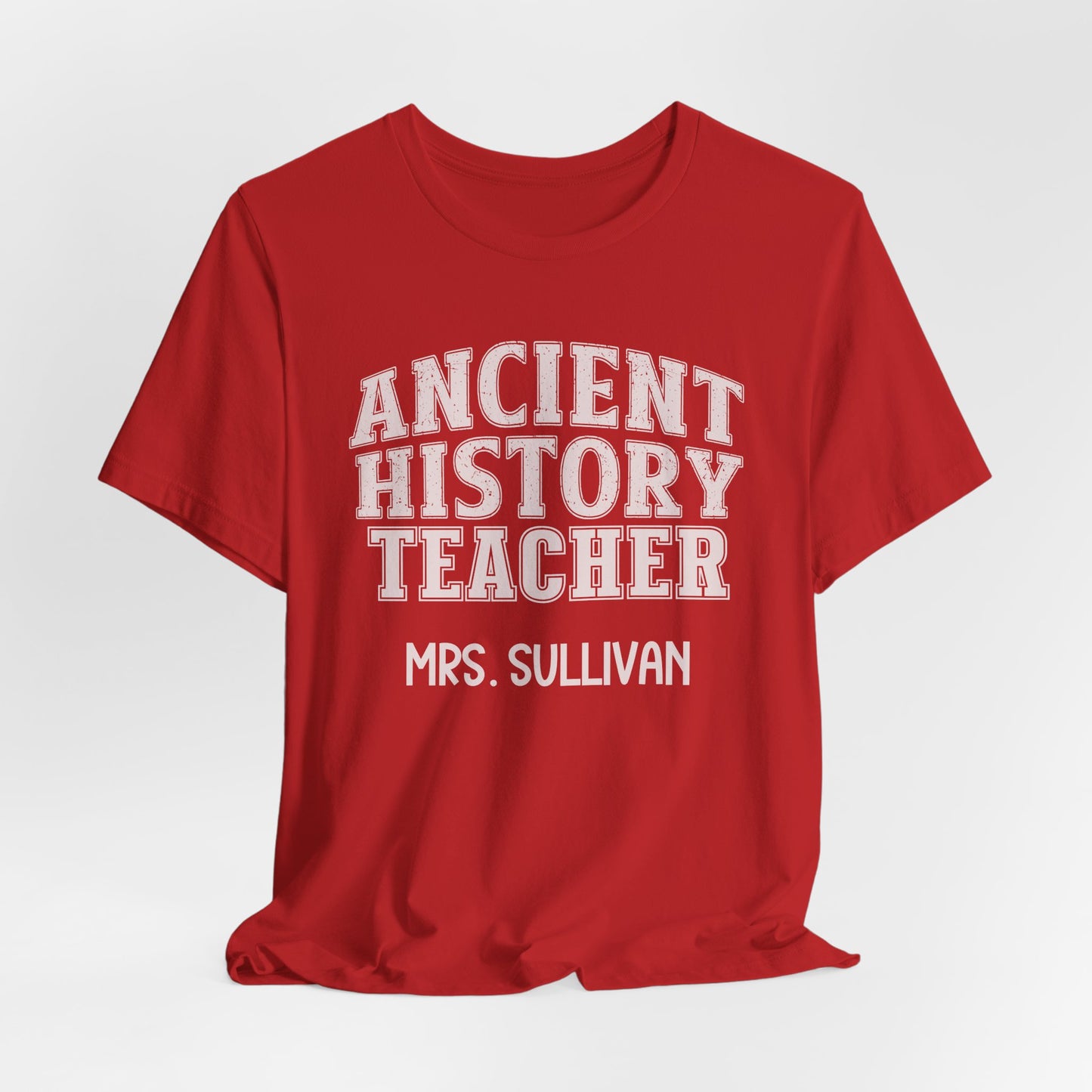 Custom Unisex Ancient History Teacher T-Shirt