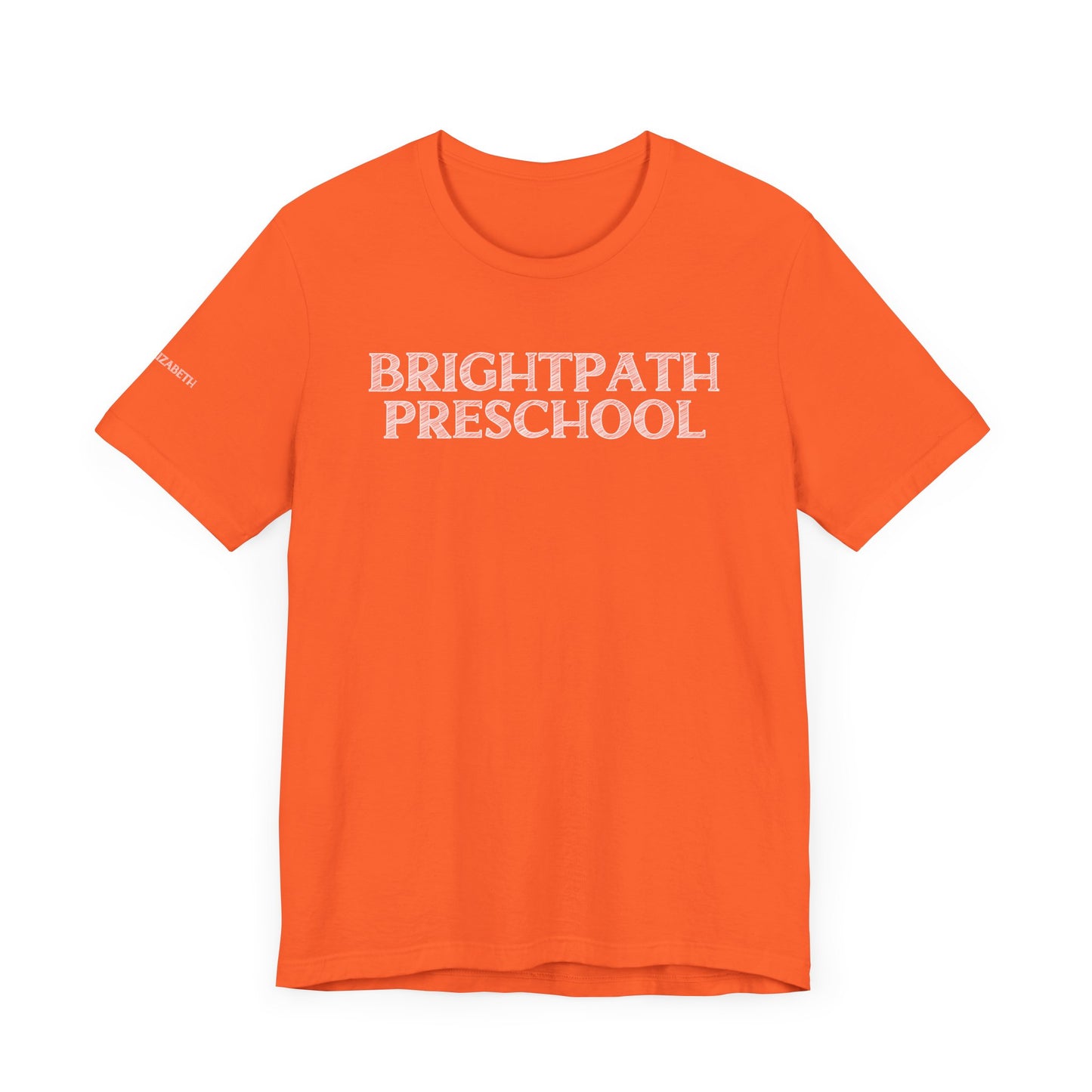 Custom Unisex Shaded School Name T-Shirt