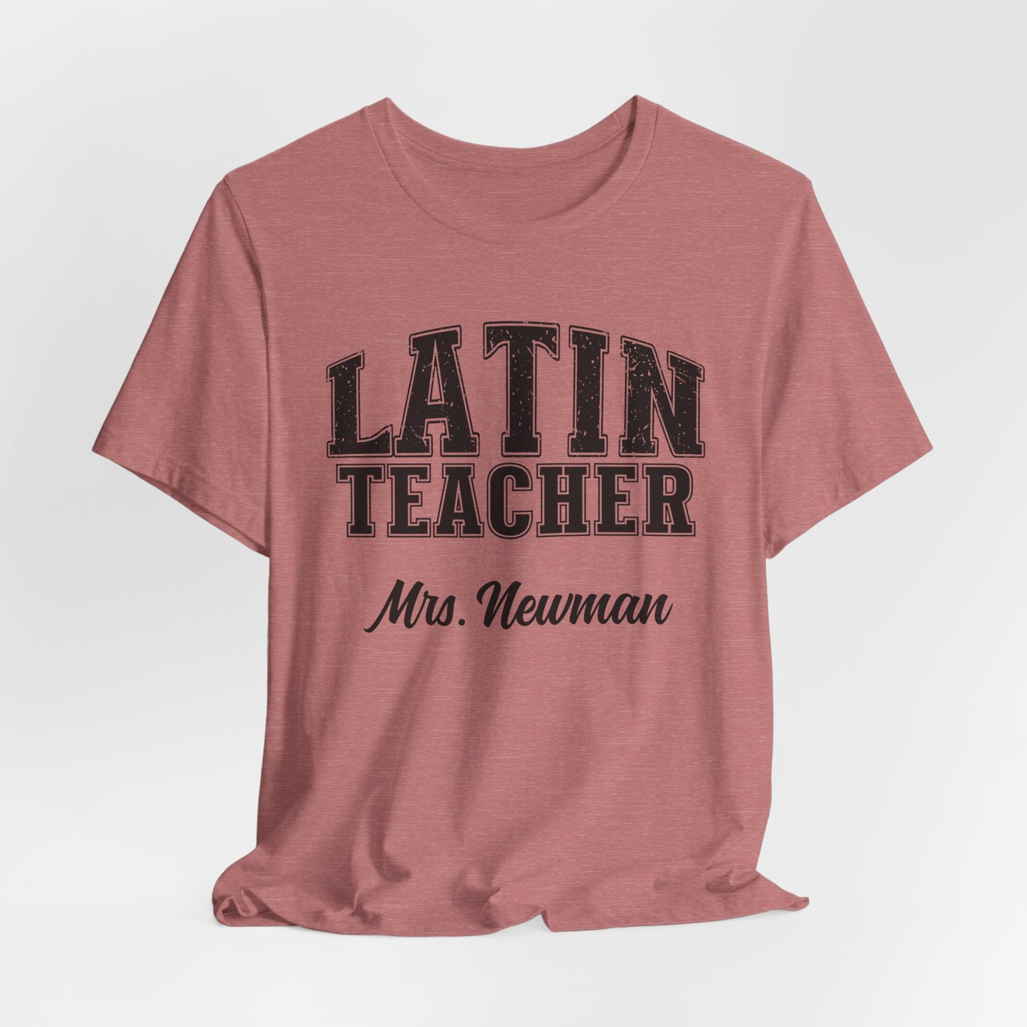 Custom Unisex Latin Teacher T-Shirt