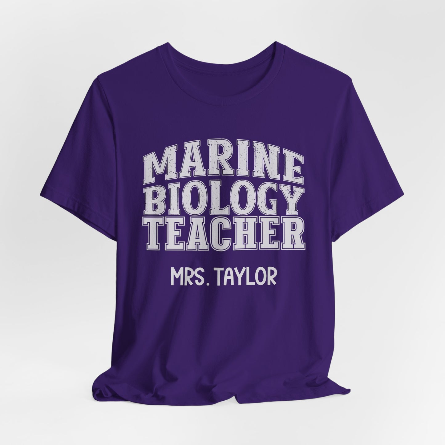 Custom Unisex Marine Biology Teacher T-Shirt