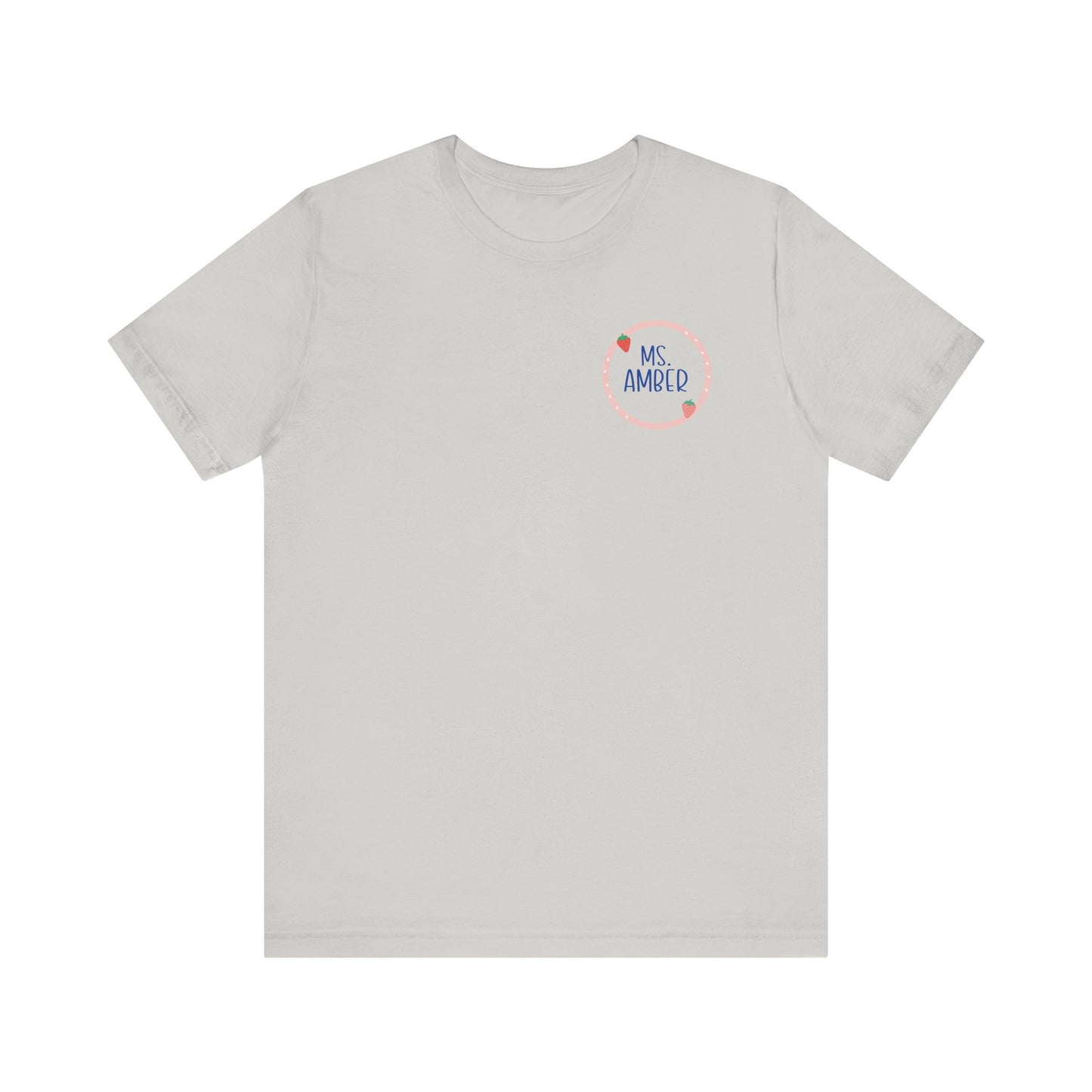 Custom Unisex Stawberry Circle T-Shirt