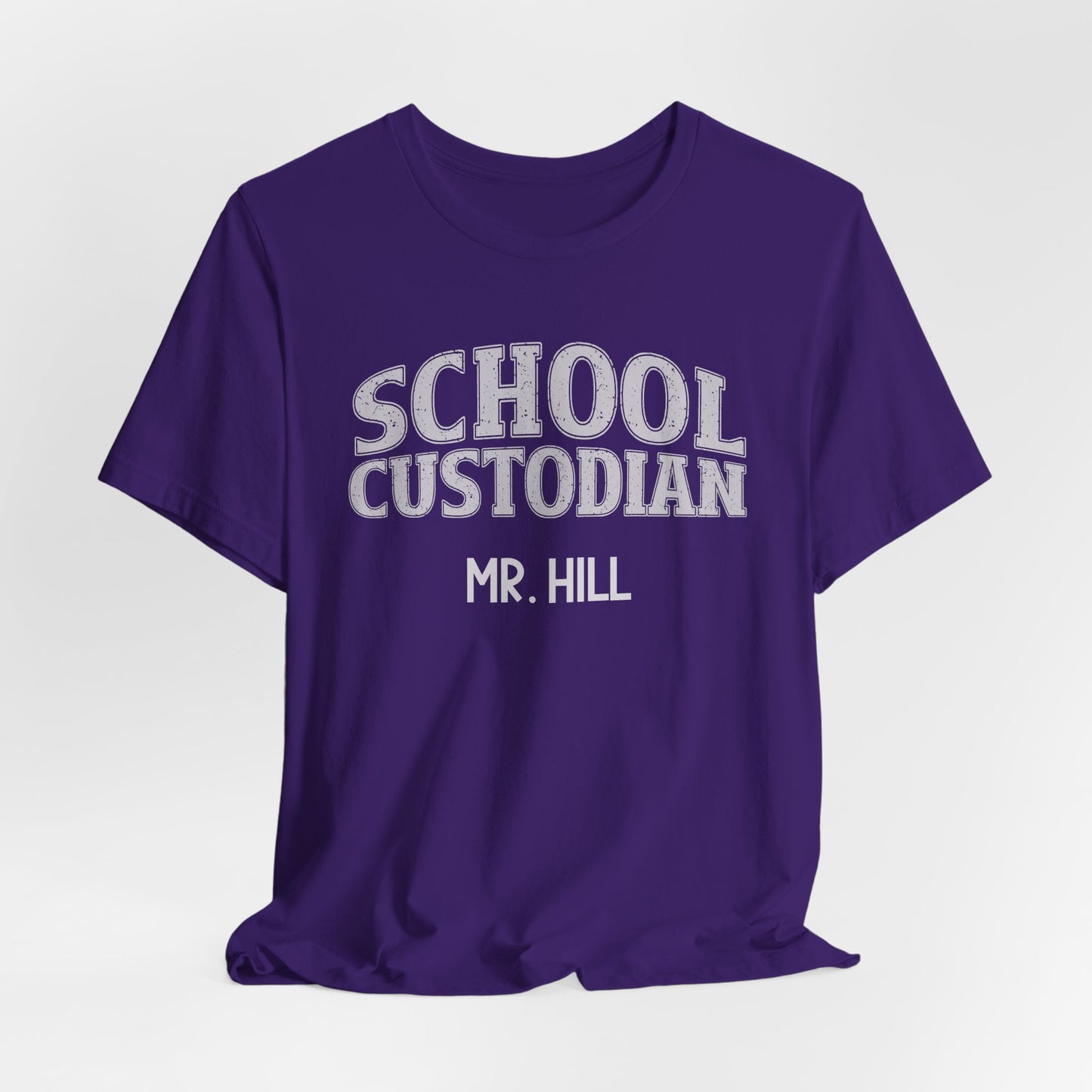 Custom Unisex School Custodian Staff T-Shirt
