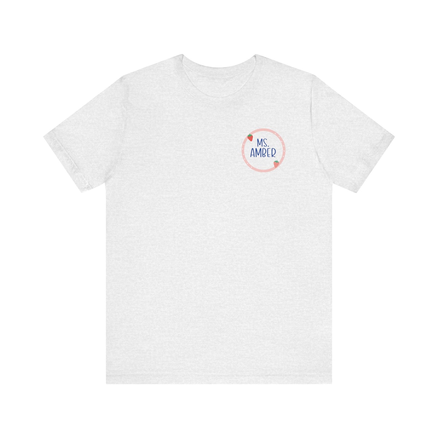 Custom Unisex Stawberry Circle T-Shirt