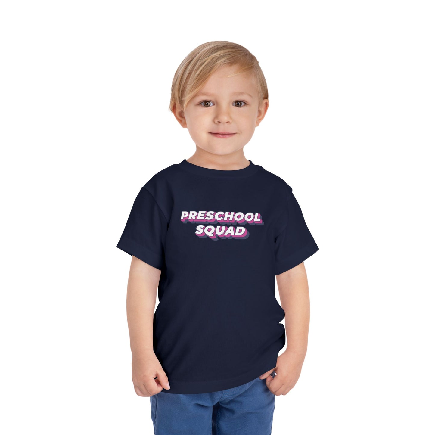 Custom Layered Preschool Squad Toddler T-Shirt