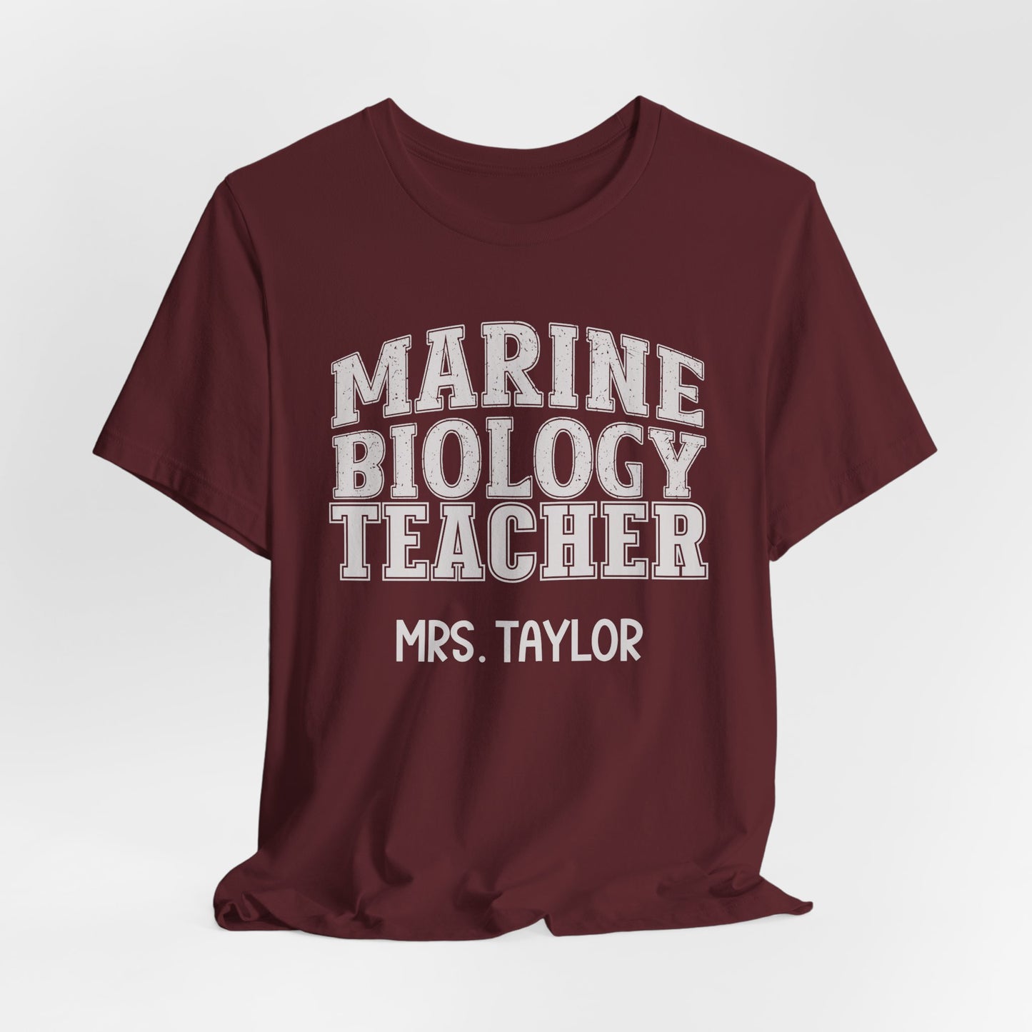 Custom Unisex Marine Biology Teacher T-Shirt