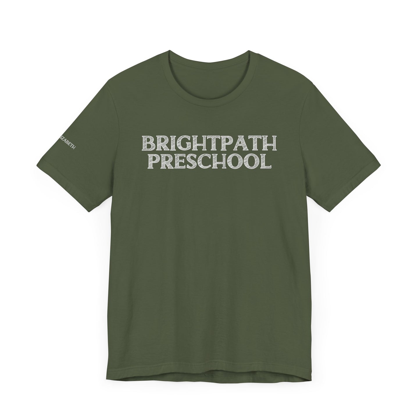 Custom Unisex Shaded School Name T-Shirt