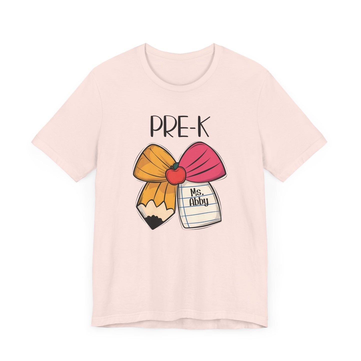 Custom Unisex Pre-K Bow T-Shirt