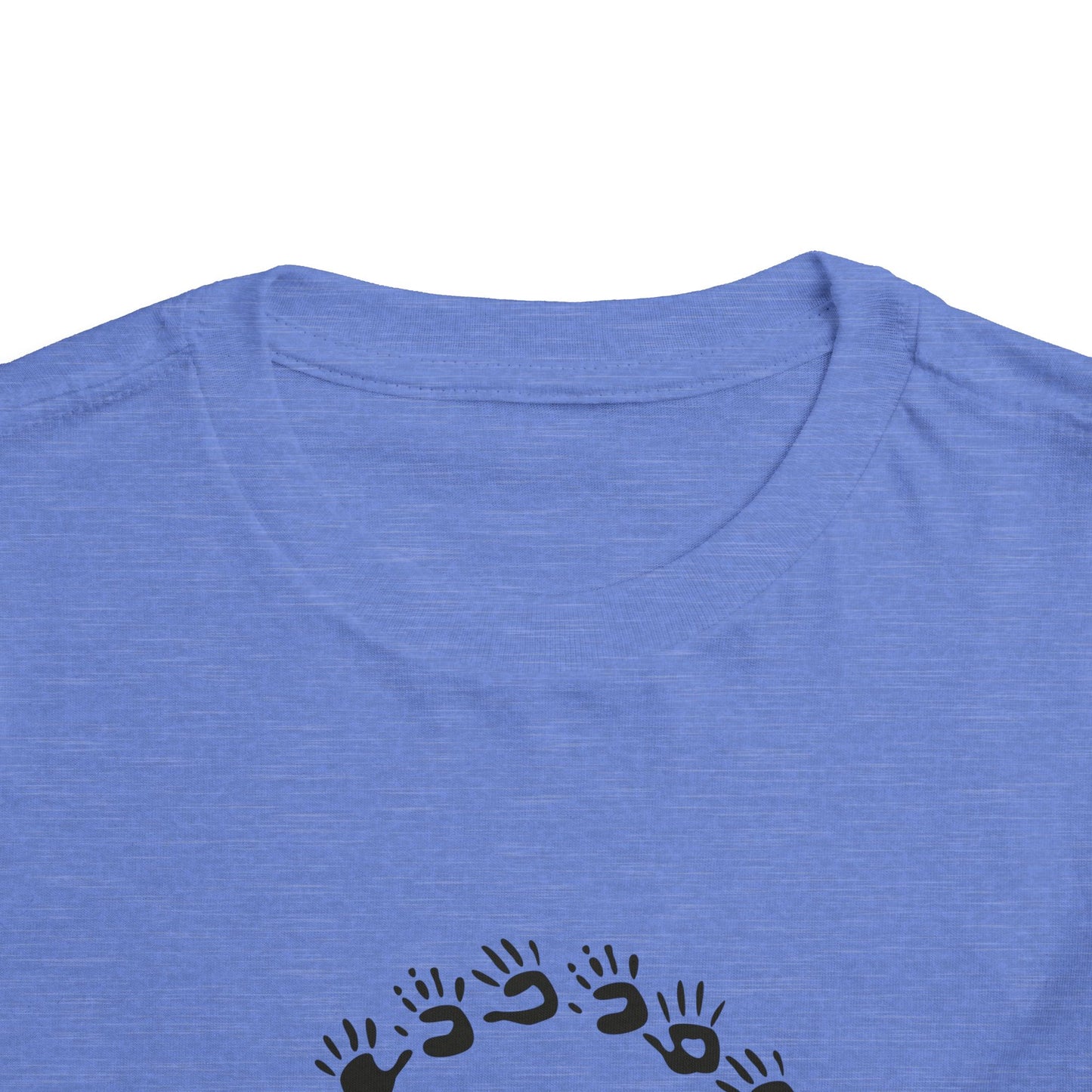 Custom Circle Handprints Toddler T-Shirt