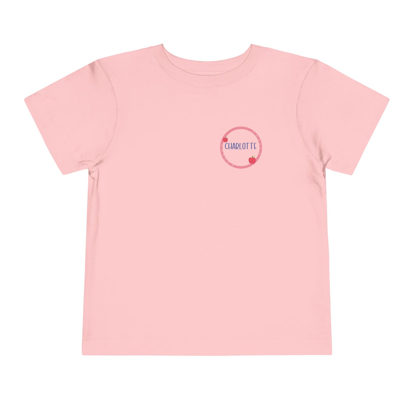 Custom Apple Circle Toddler T-Shirt