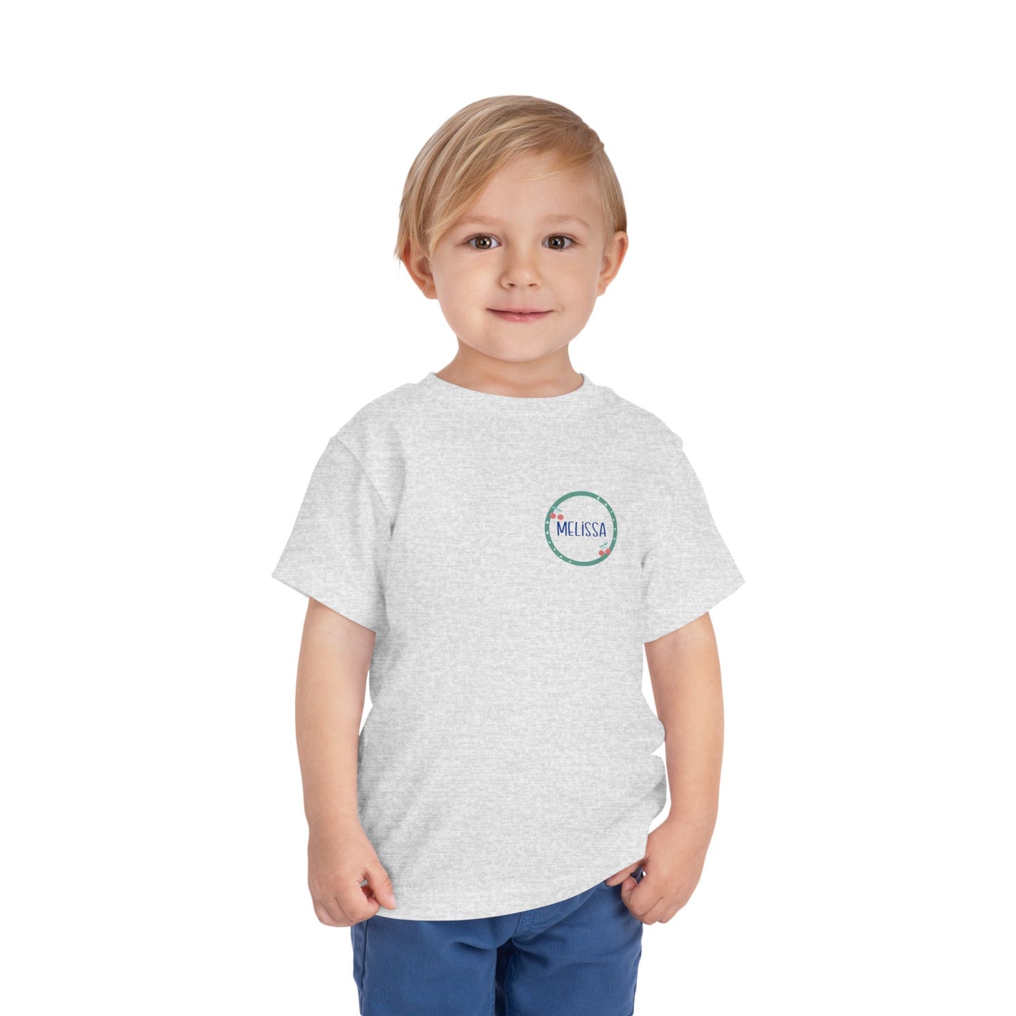 Custom Cherry Circle Toddler T-Shirt
