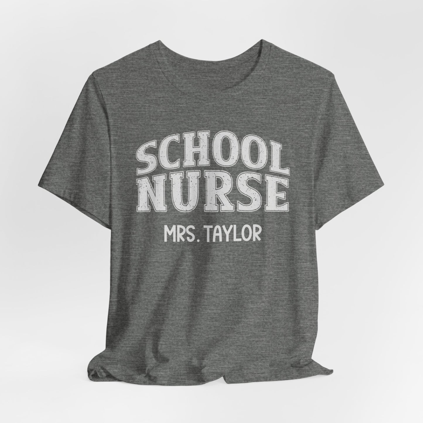 Custom Unisex School Nurse T-Shirt
