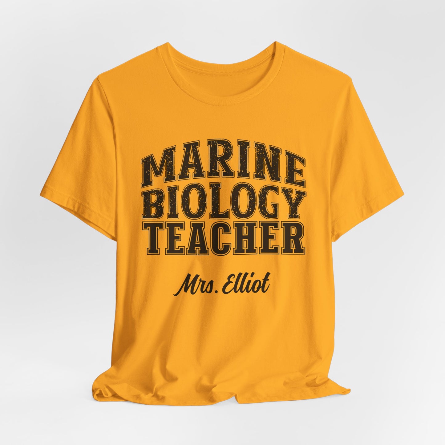 Custom Unisex Marine Biology Teacher T-Shirt