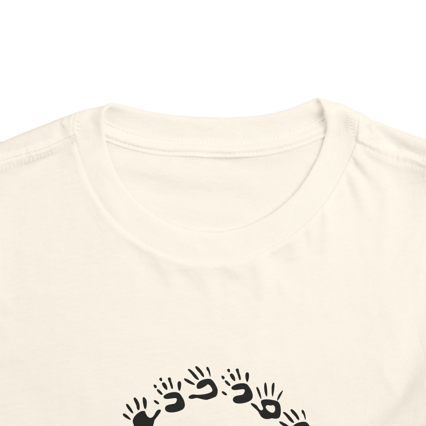 Custom Circle Handprints Toddler T-Shirt