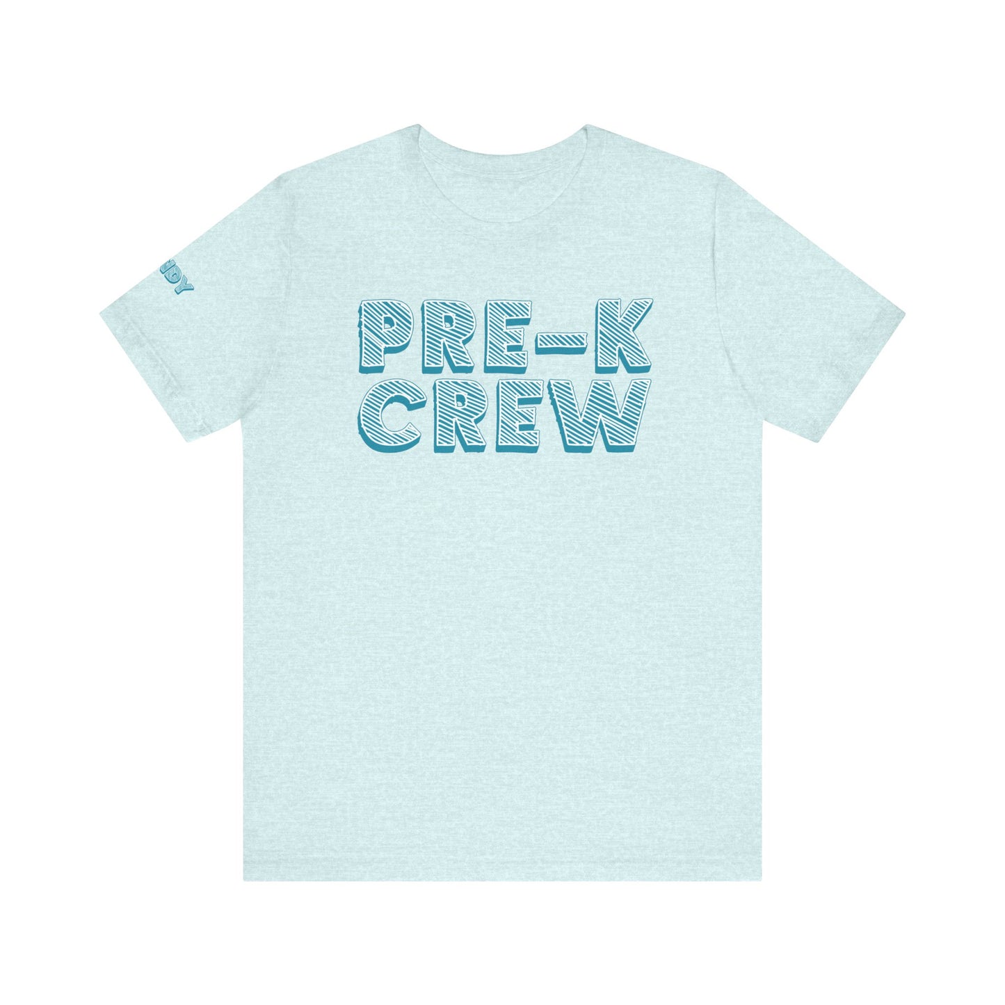 Custom Unisex Crossed Out Pre-K Crew T-Shirt