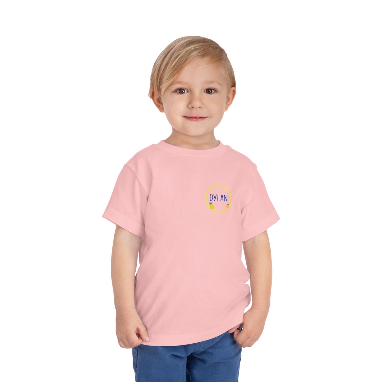 Custom Pineapple Circle Toddler T-Shirt