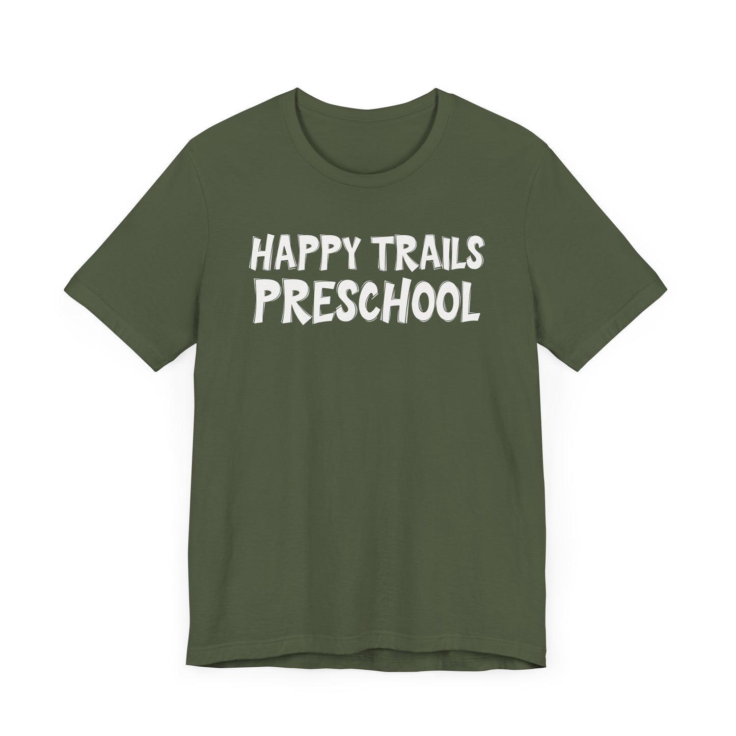 Custom Unisex School Name Outlined T-Shirt