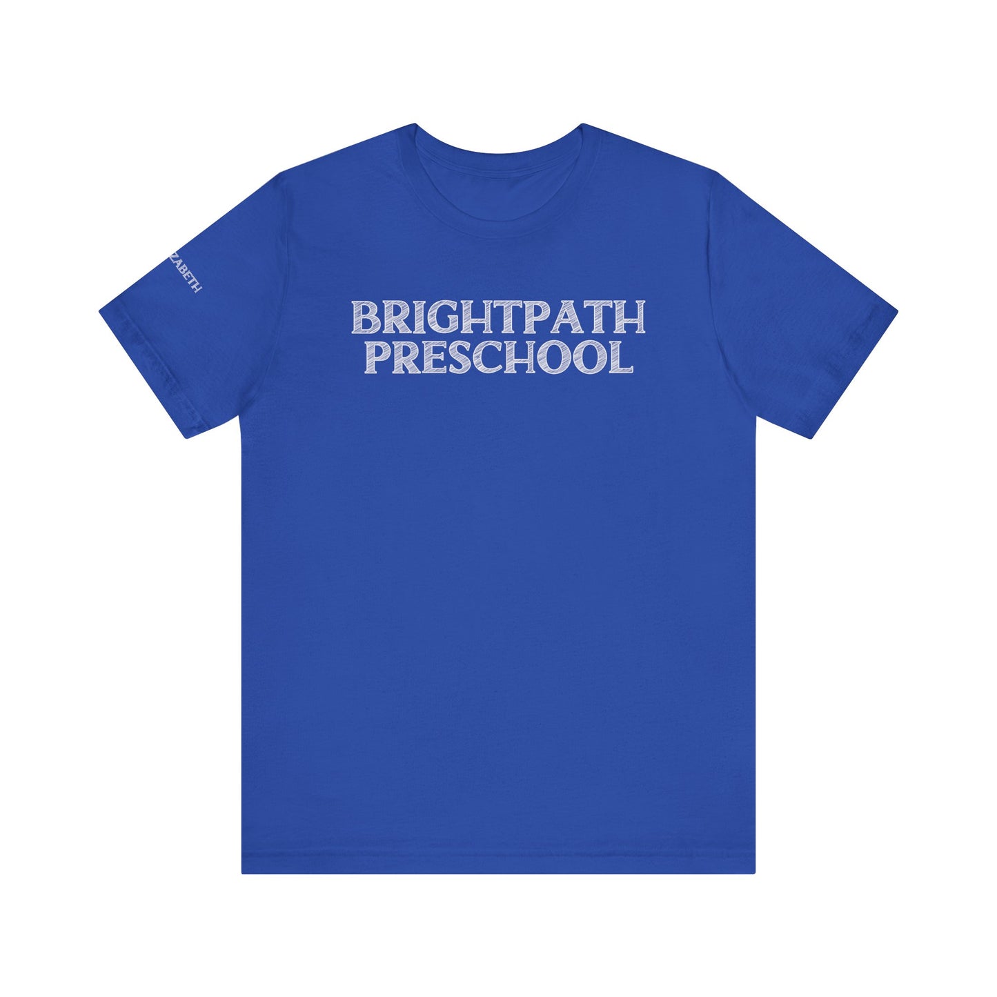 Custom Unisex Shaded School Name T-Shirt