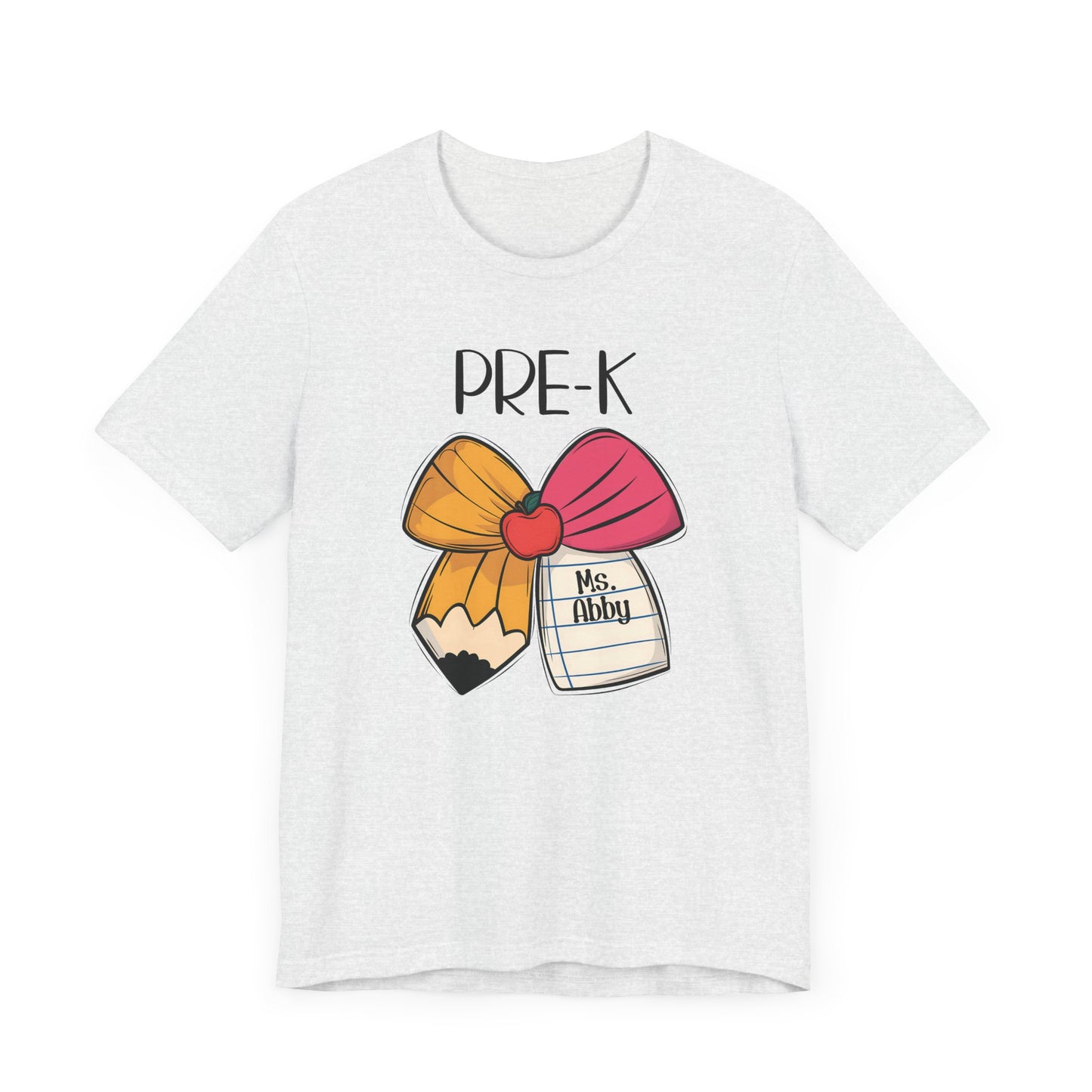 Custom Unisex Pre-K Bow T-Shirt