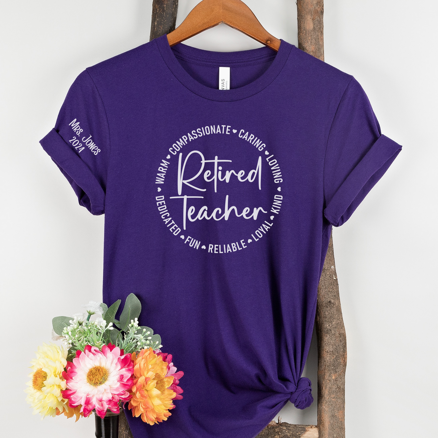 Custom Retired Teacher Unisex T-Shirt