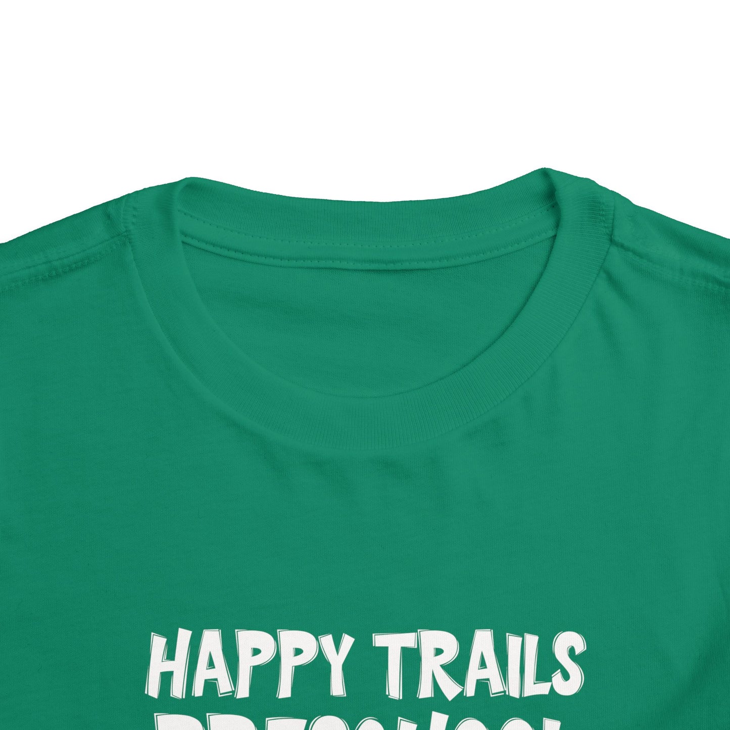 Custom School Name Toddler Outlined T-Shirt